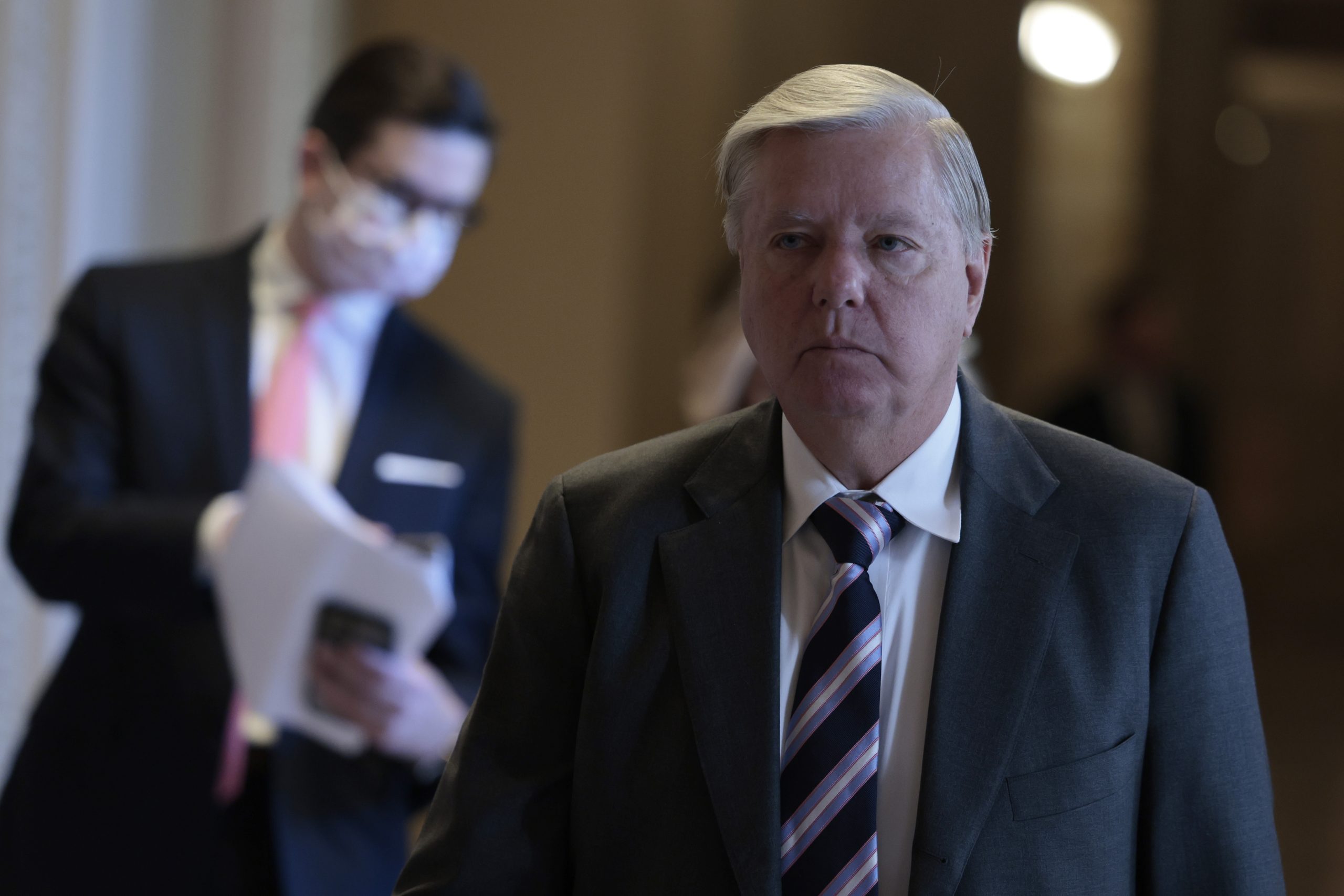 After Being Called a ‘RINO,’ Graham Stands by Position on Trump Suggesting Pardons for Jan. 6 Rioters