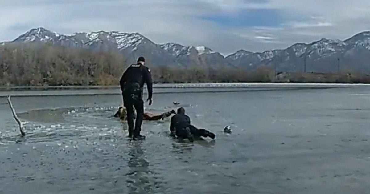 Utah Police Fall Through Ice After Rescuing Autistic Teen from Pond