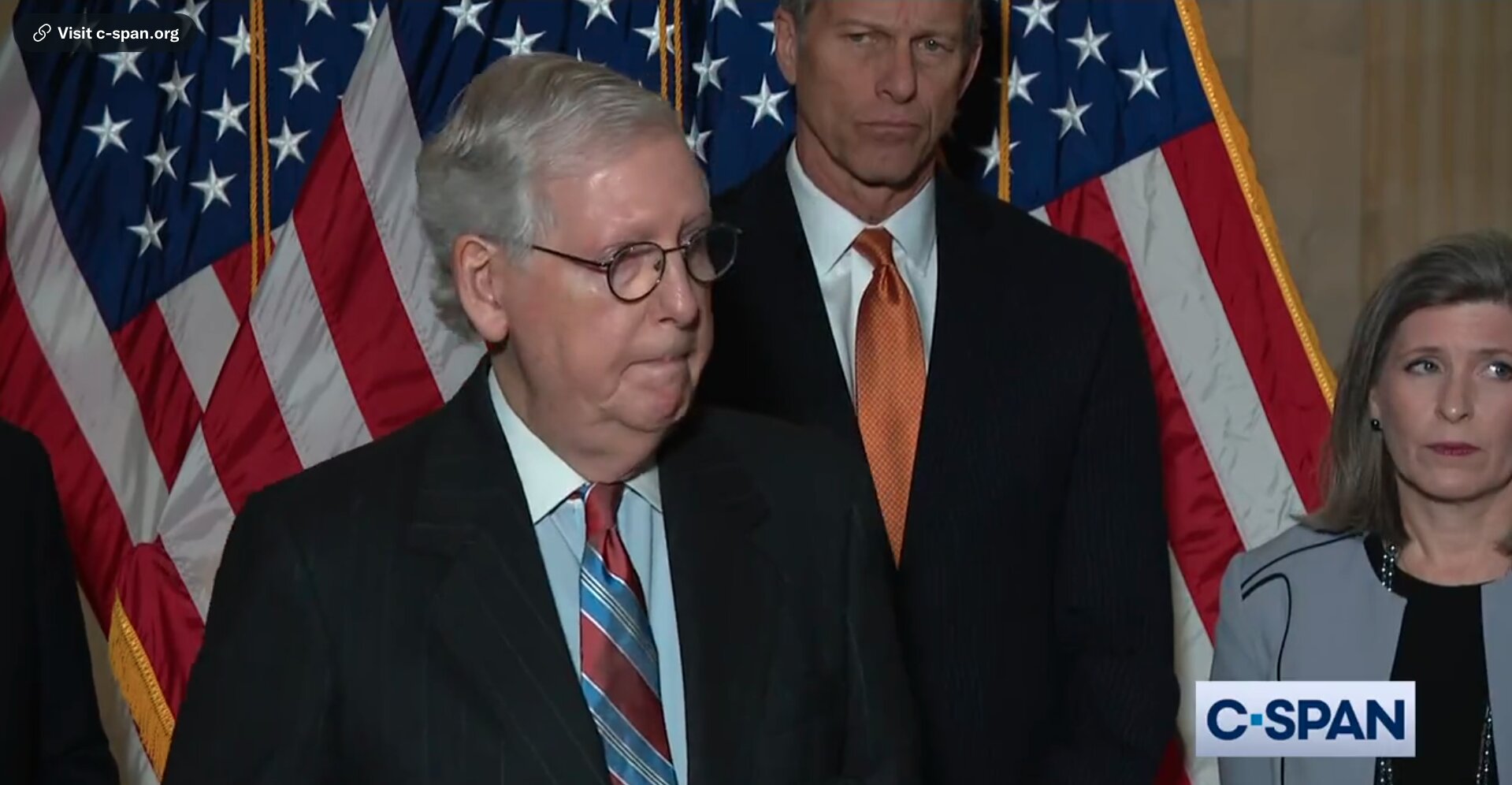McConnell Reacts to RNC Censure of Cheney, Kinzinger