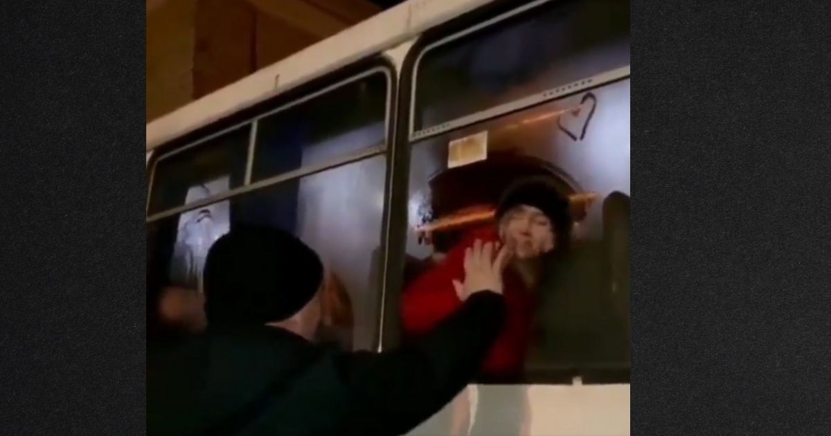 Ukrainian Men Ordered to Stay and Fight; Heartbreaking Videos Show Their Tearful Goodbyes to Families