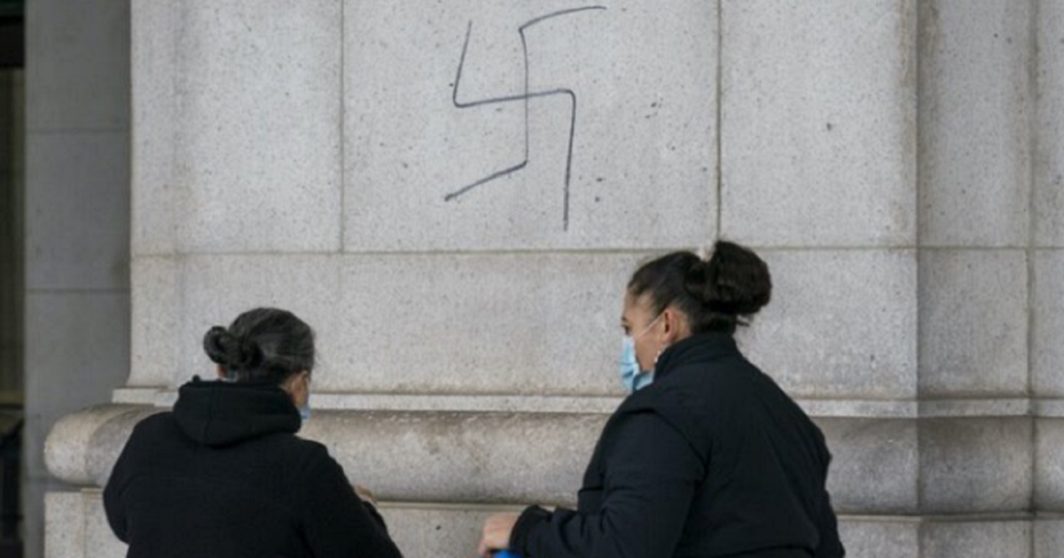 False Freak-Out: Arrest Report Shows Criminal Migrant Sprayed Swastikas, Not White Supremacist As Dems Said