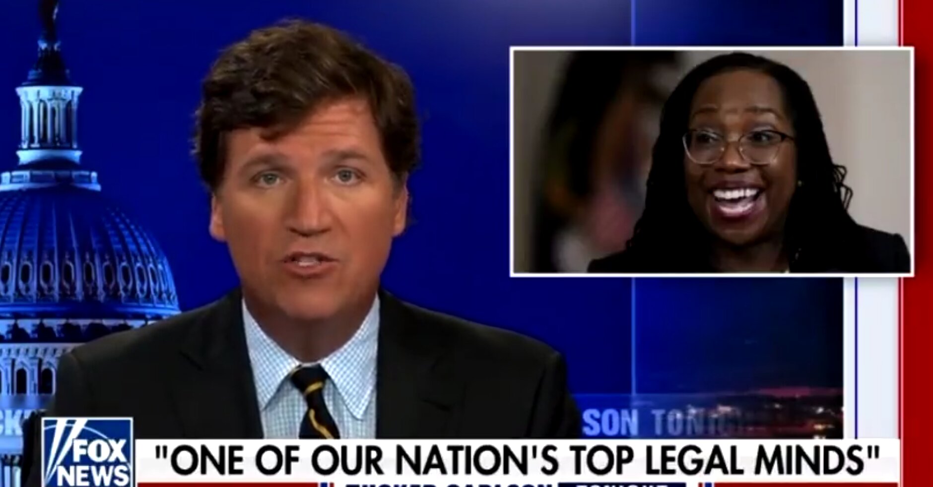 Tucker Carlson Calls on Biden to Reveal Ketanji Brown Jackson’s LSAT Scores