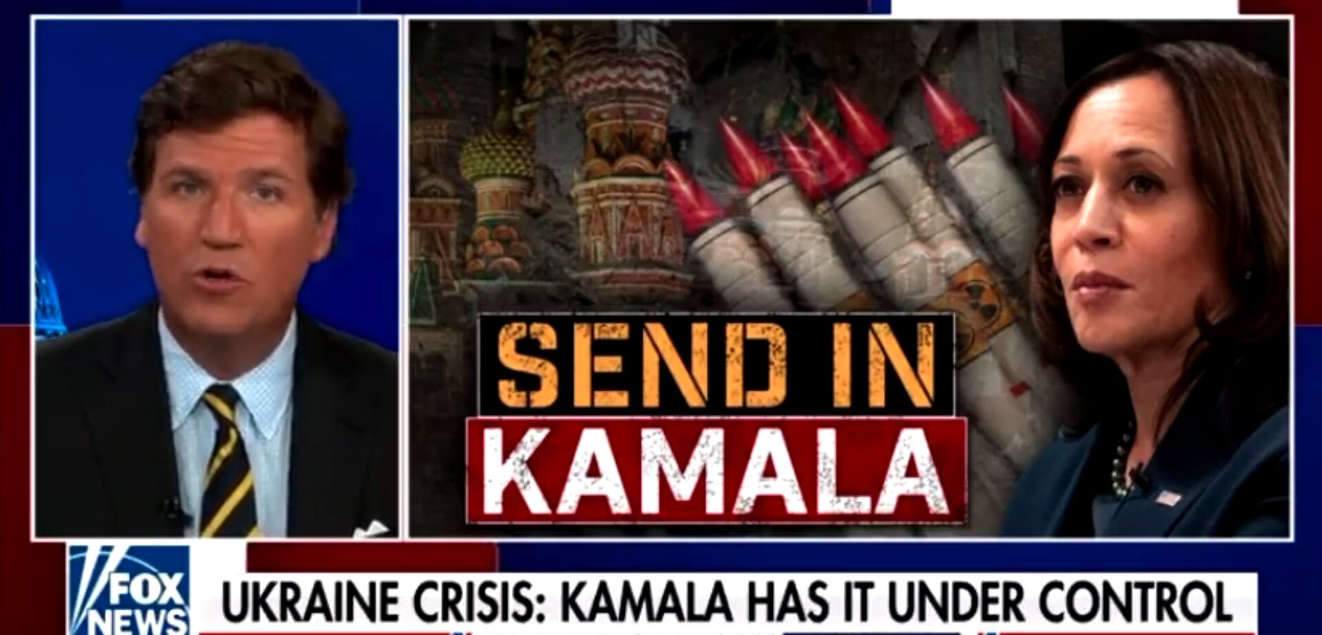 Tucker Carlson Admits to Being Shocked by Russian Invasion of Ukraine – Blames Biden, Harris