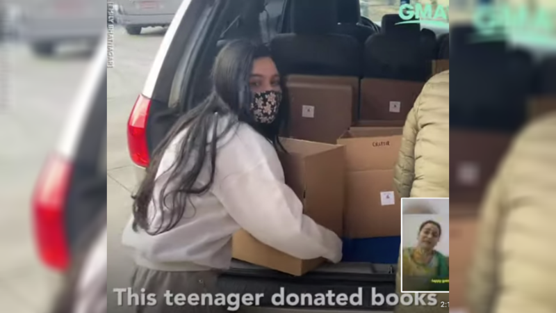 Teen Is Inspired to Give Back to Children at  Same Hospital That Saved Her Father