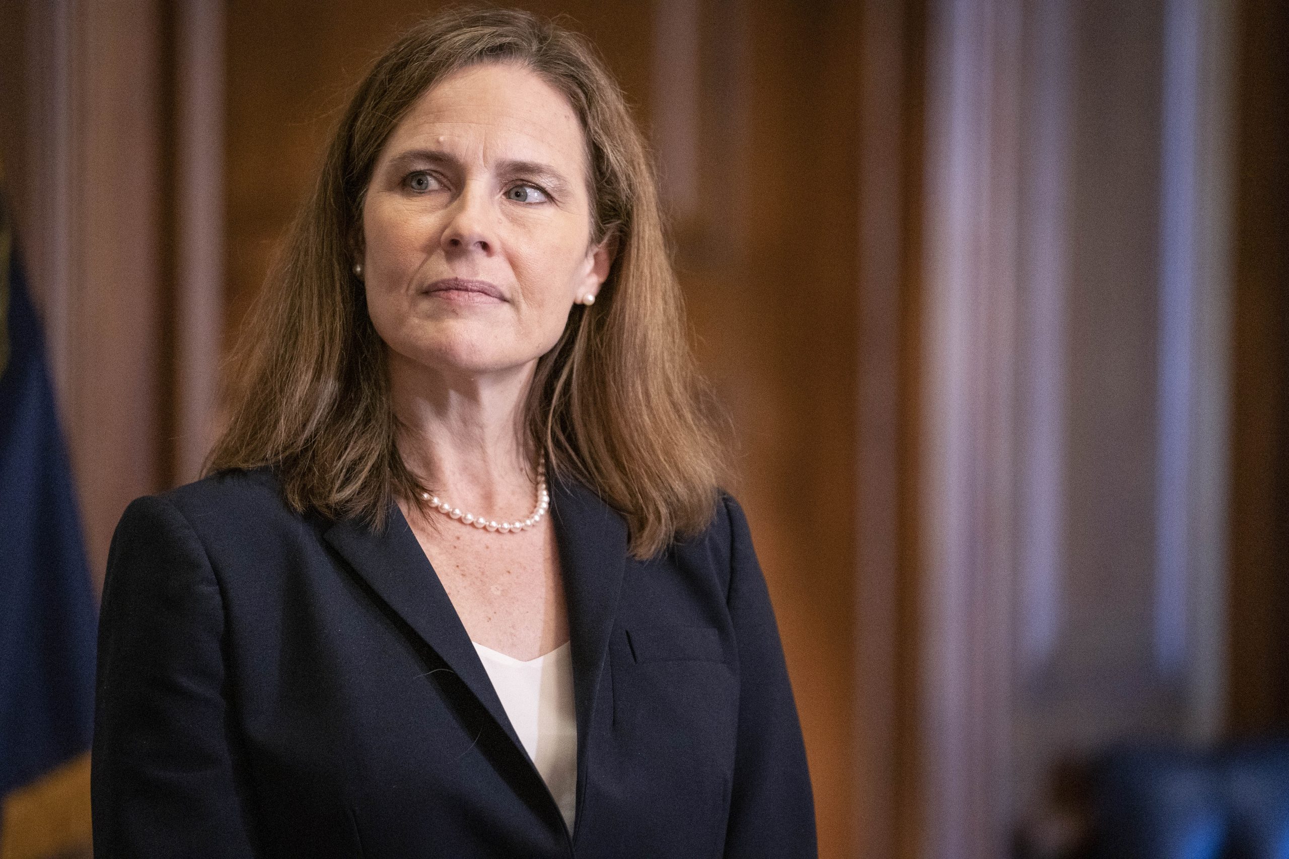 Heckler Interrupts Amy Coney Barrett at Event — She Responds With Comparison to Her Children