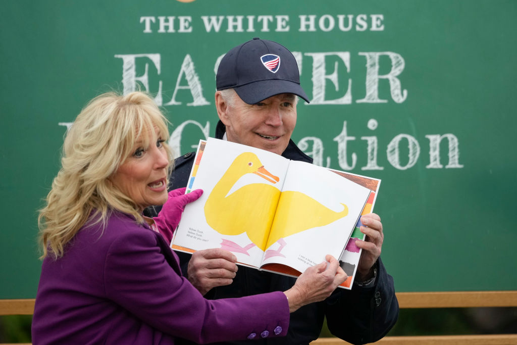 ‘They’re Treating Him Like a Dog’: Jill Biden Pats Joe Biden on Hand and Tells Him ‘Just Stay’