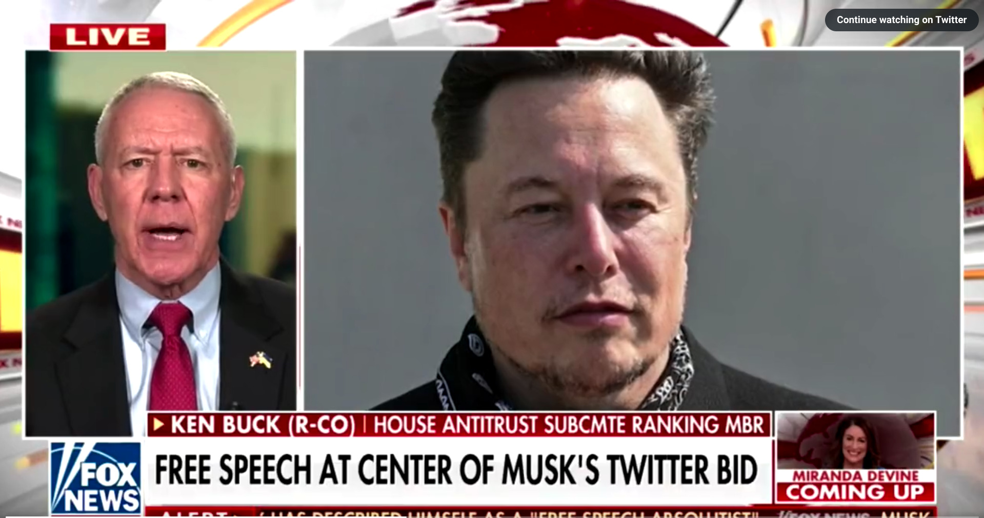 GOP Rep Claims if a ‘Benevolent Billionaire’ Buys Twitter It ‘Can’t Be Worse Than What’s Happening’