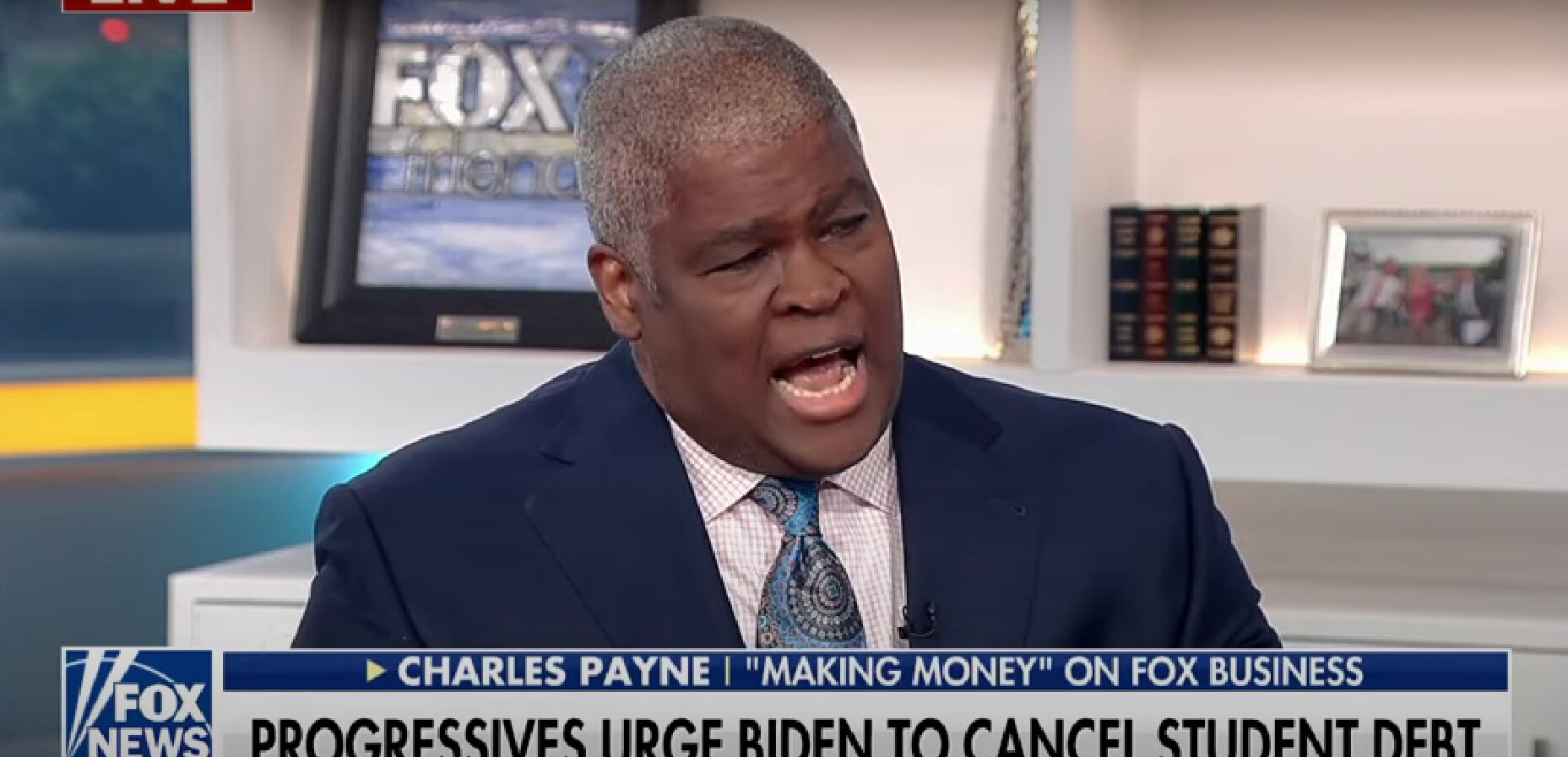 Fox Business’ Charles Payne Sends ‘Vulgar’ Message to Progressives