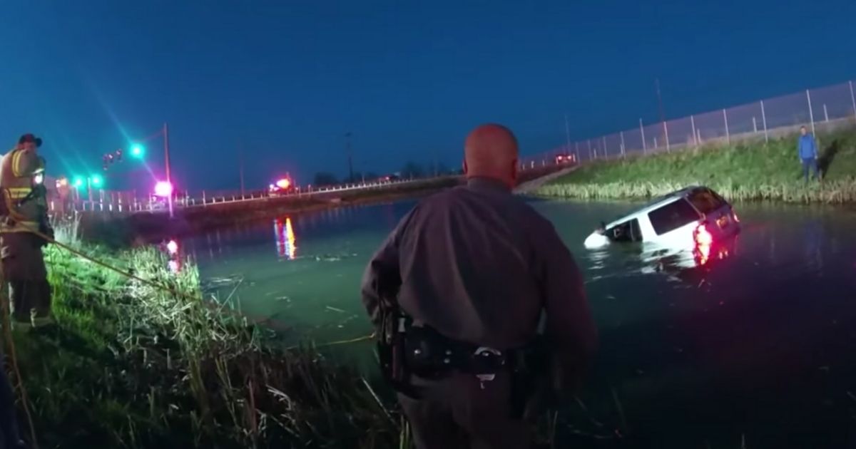 First Responders Save Woman from Sinking Car, Fire Chief Still Inside as It Sinks: 'Chief, Get Out!'