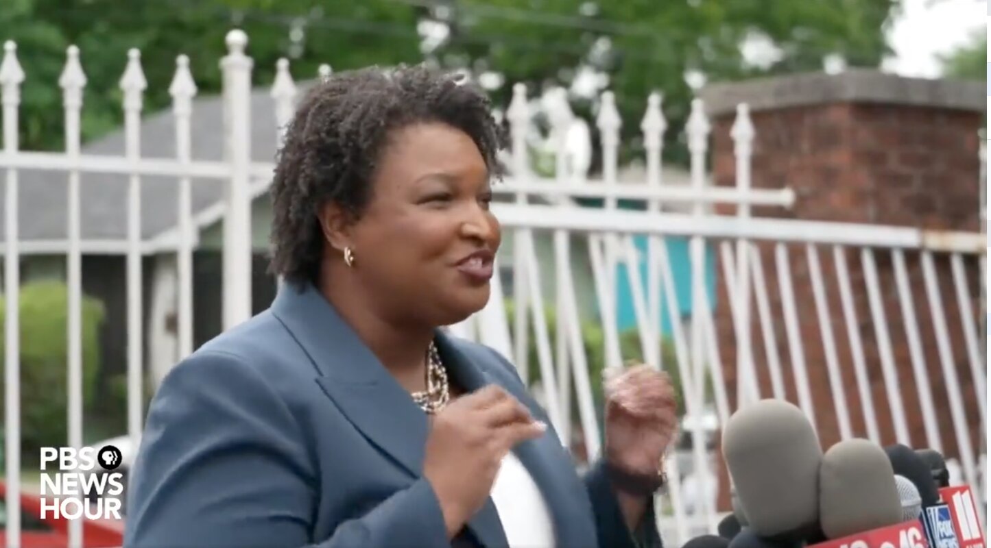 Watch: Abrams Give Bizarre Answers About Surging Voter Turnout Despite Allegations of Voter Suppression