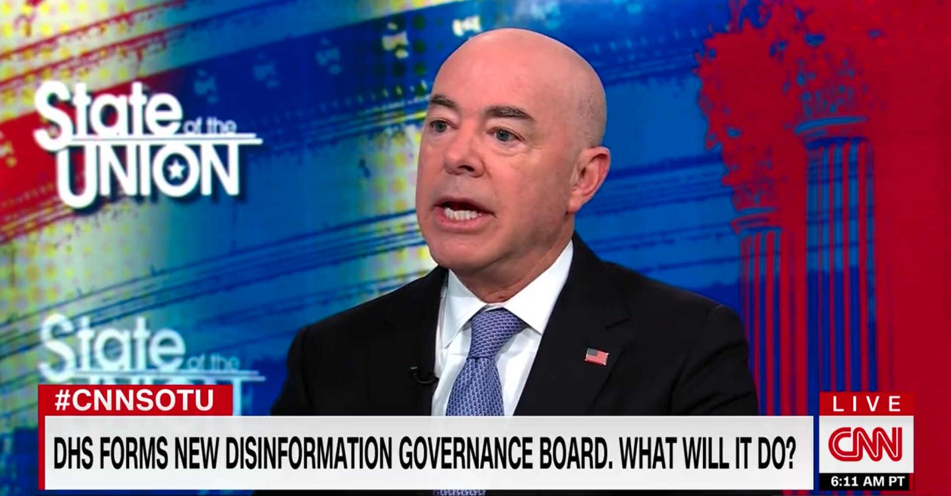 DHS Secretary Dismisses Concerns About Disinformation Board and Its ‘Eminently Qualified’ Leader
