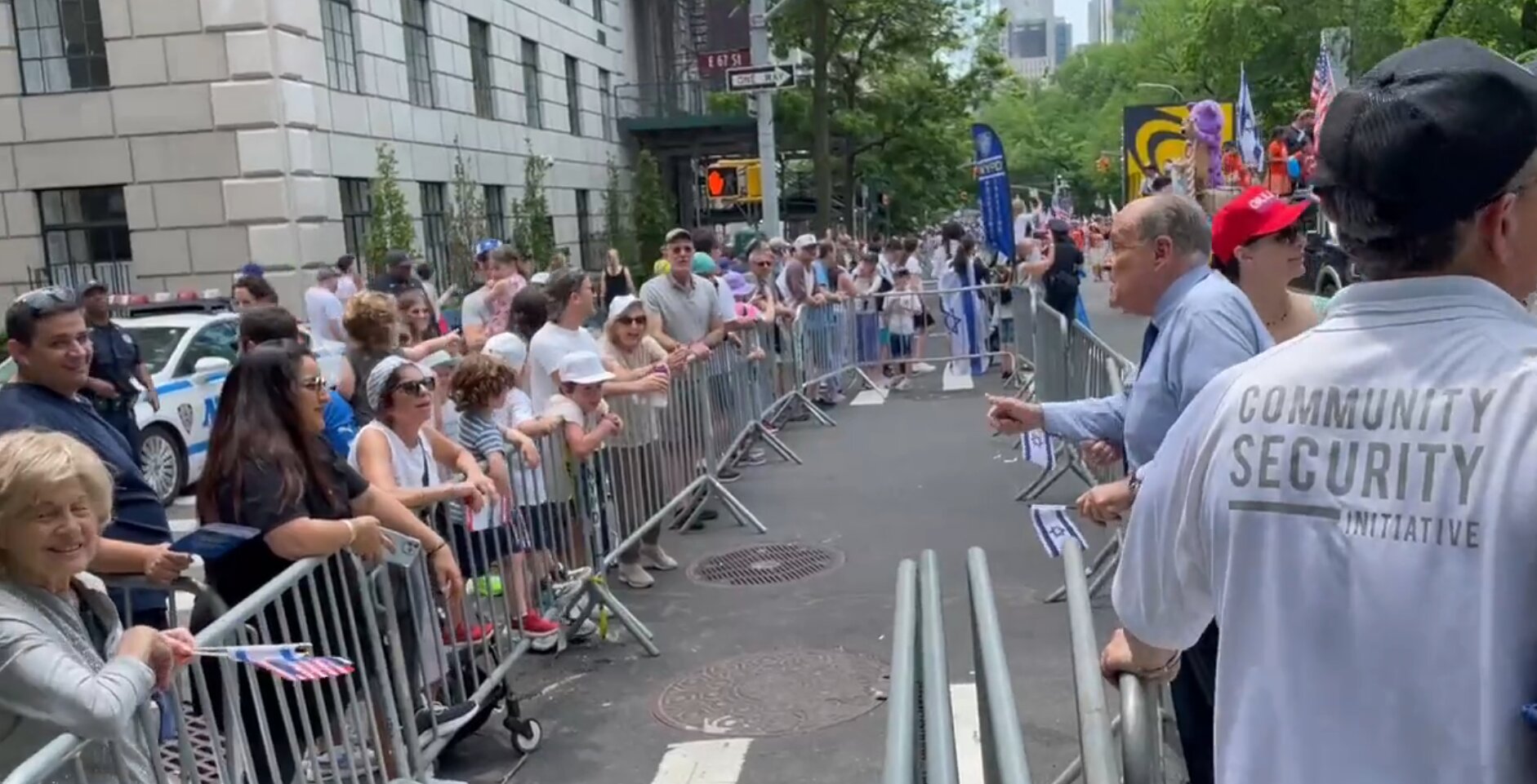 Rudy Giuliani Gets Into Shouting Match With Heckler