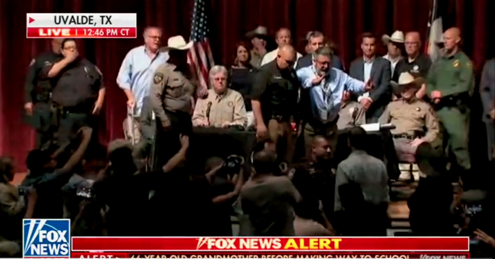 Watch: Beto O’Rourke Kicked Out of Abbott’s Press Conference on Uvalde Shooting: ‘Sick Son of a B****’
