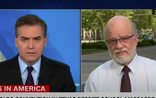 ‘No Sir’: Jim Acosta and NRA Board Member Butt Heads During Interview Following Texas School Shooting