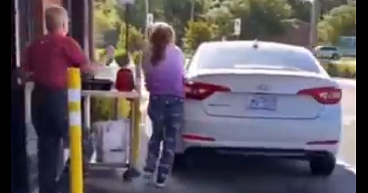 Watch: Woman’s Car Ends up Totaled After Taking Off on Its Own at Chick-fil-A Drive-Thru Window