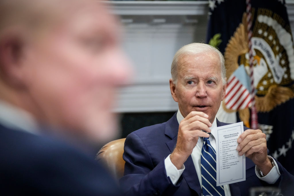 Biden Is Gone: Camera Accidentally Catches Orders Biden Was Given on Tiny Note Card from WH Staff