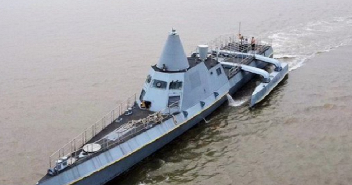 Chinese Military Drone Ship Seen at Sea, Experts Notice It Is Frighteningly Similar to Advanced US Designs