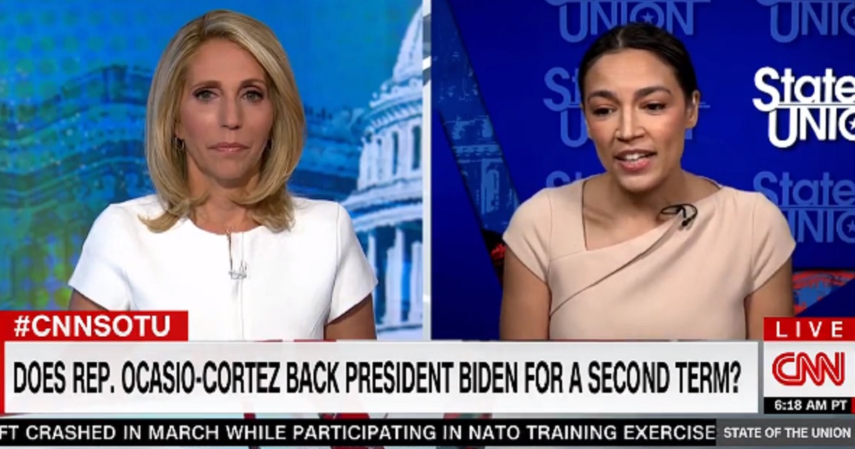 Watch AOC Struggle for 50 Seconds Straight to Keep from Endorsing Joe Biden for 2024