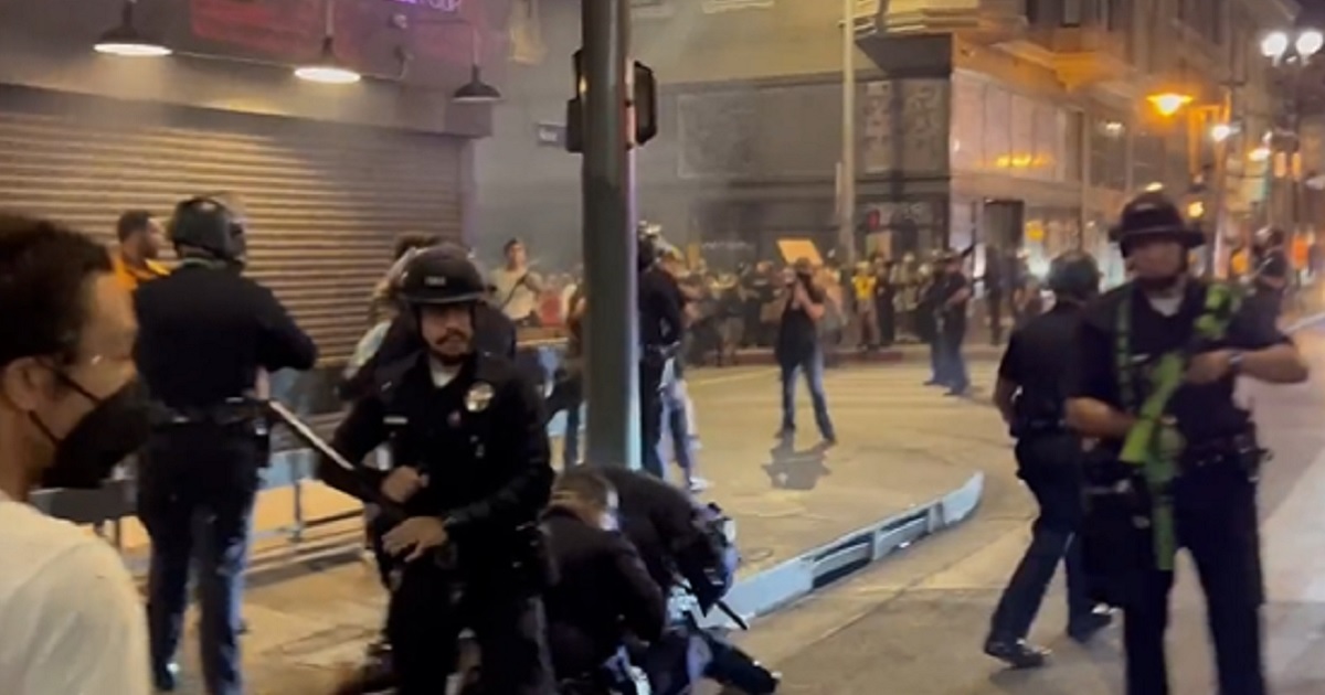 Pro-Abortion Protester Hit with Attempted Murder Charge After Allegedly Burning Officer with Flamethrower