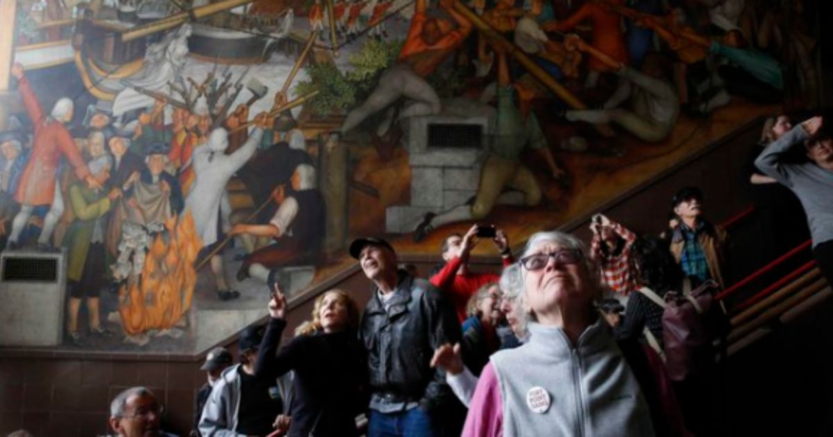 School Board Pays Dearly for Decision to Cover Historic Mural, New Members' Move Will Make Them Furious