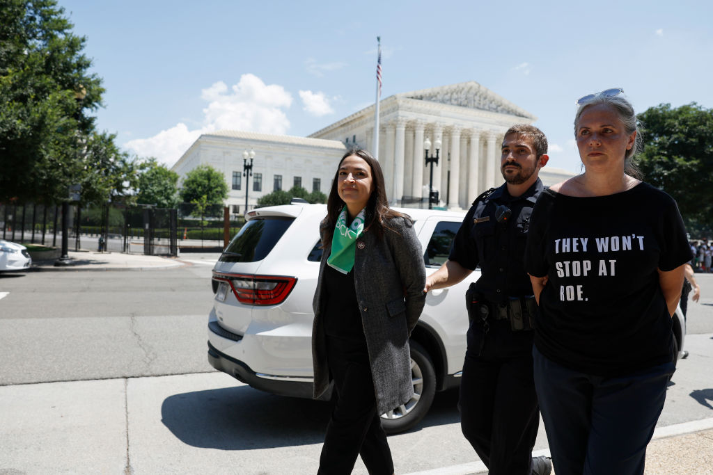 ‘Queen of Gestures’ AOC Fundraises Off of Arrest at Abortion Protest