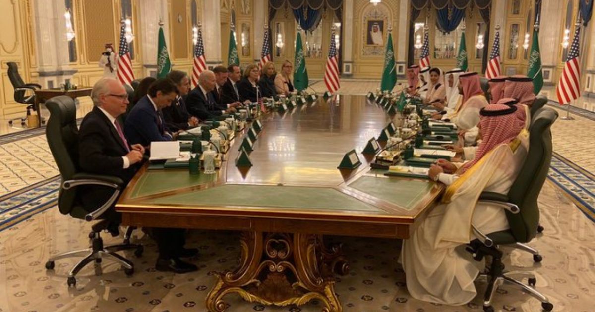 Biden Sits Meekly as American Is Allegedly Manhandled by Foreign Security for Asking a Simple Question
