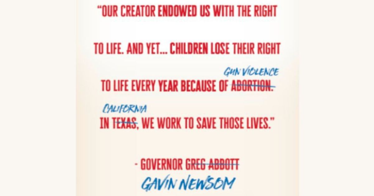 Gov. Newsom Now Running Full-Page Ads in Texas with a Targeted Message