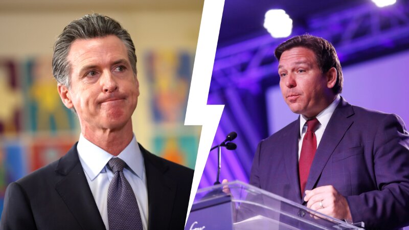 Newsom Reveals Why He Took Aim at Ron DeSantis in Ad