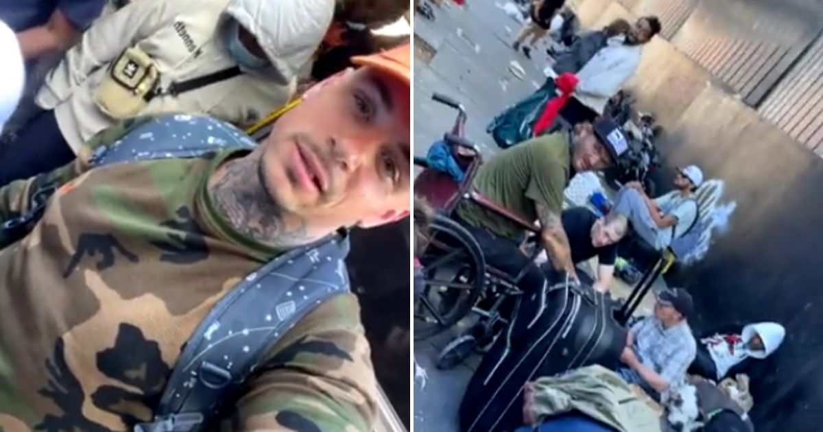 Man Ushers San Francisco Schoolkids from Bus, Turns Camera to Show Filth and Danger They Immediately Face