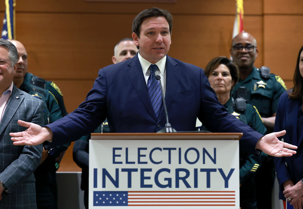 DeSantis Announces 20 People Have Been Arrested on Election Fraud Charges: 'They're Gonna Pay the Price'