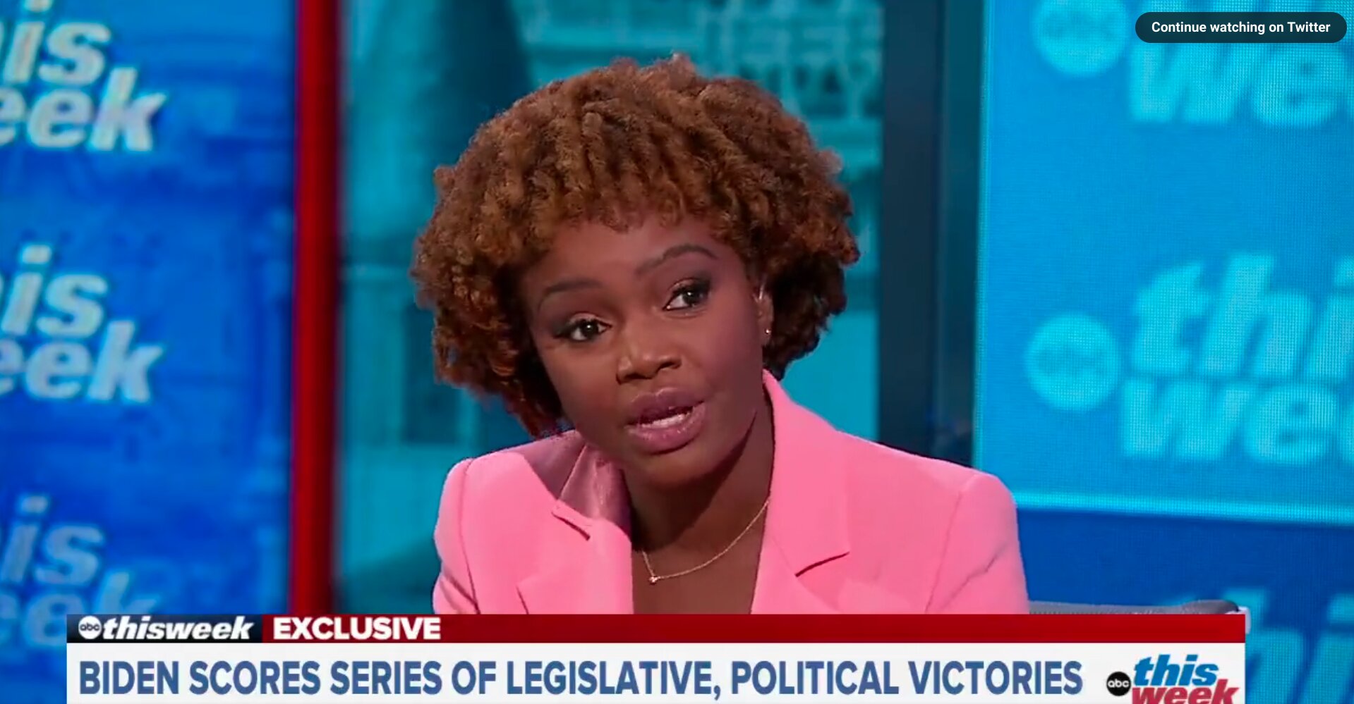 ABC News Host Confronts Jean-Pierre on ‘Almost Orwellian’ Inflation Reduction Act
