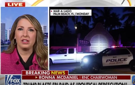 Ronna McDaniel: FBI Raid on Mar-a-Lago ‘Frightening’ and ‘Unprecedented’