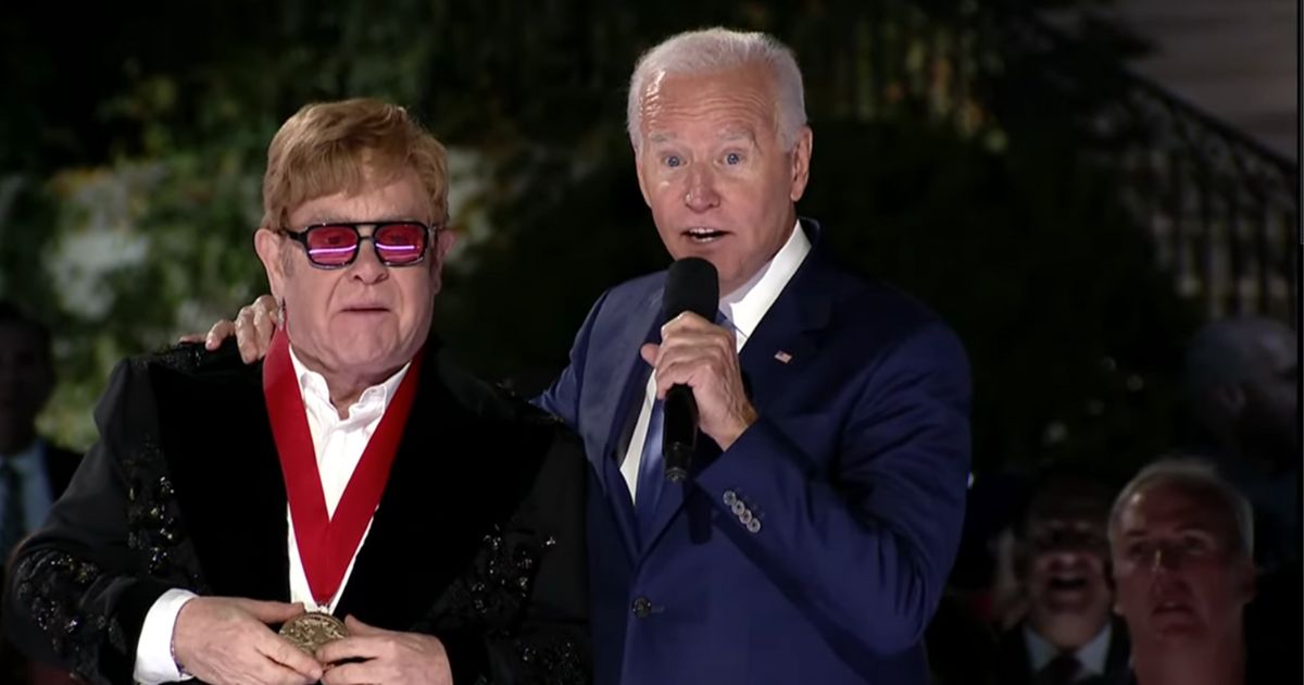 Video: Elton John Looks Shocked as Biden Says It's 'His Fault That We're Spending $6B' on HIV and AIDS