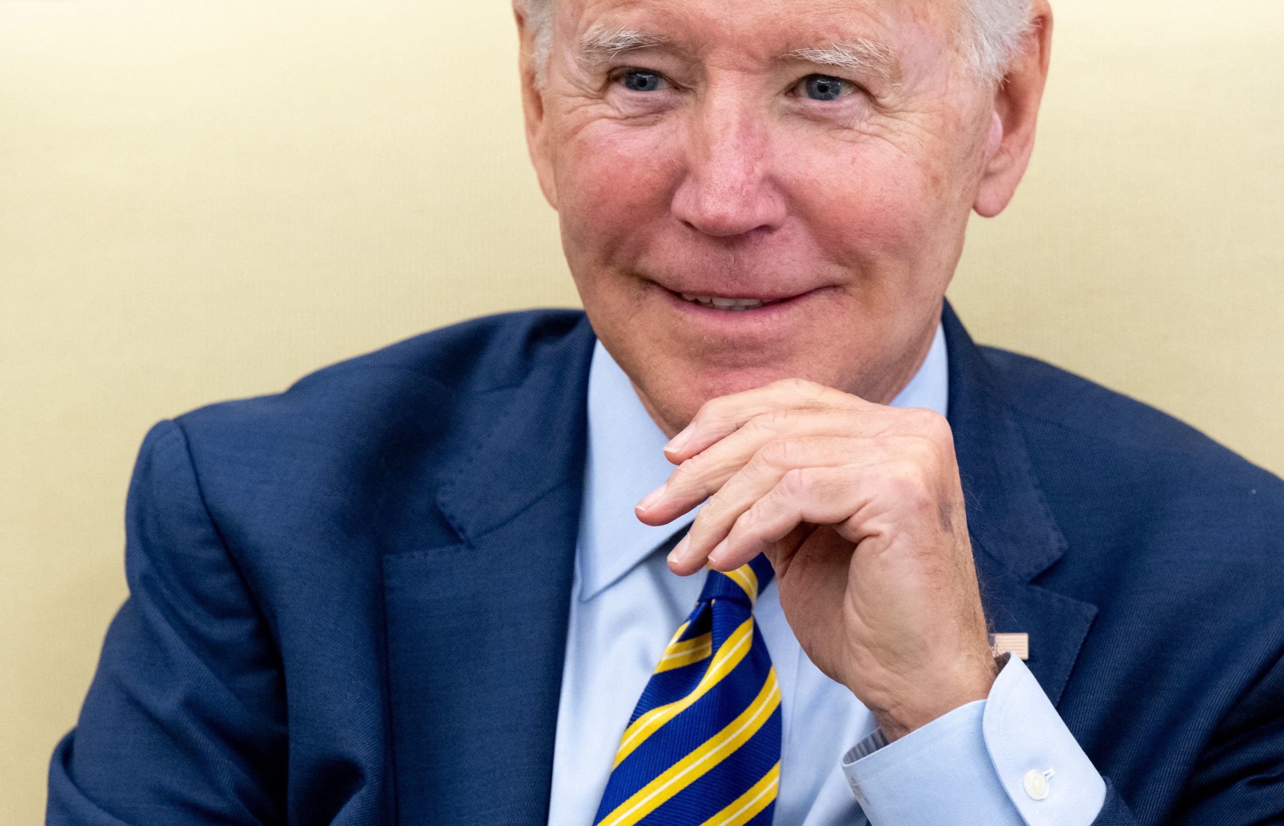 Biden Jokes When Asked About DeSantis Sending Migrants to Delaware