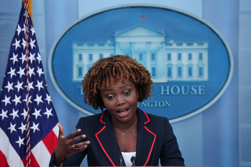 Karine Jean-Pierre Calls ‘MAGA Republicans’ an ‘Extreme Threat to Our Democracy’