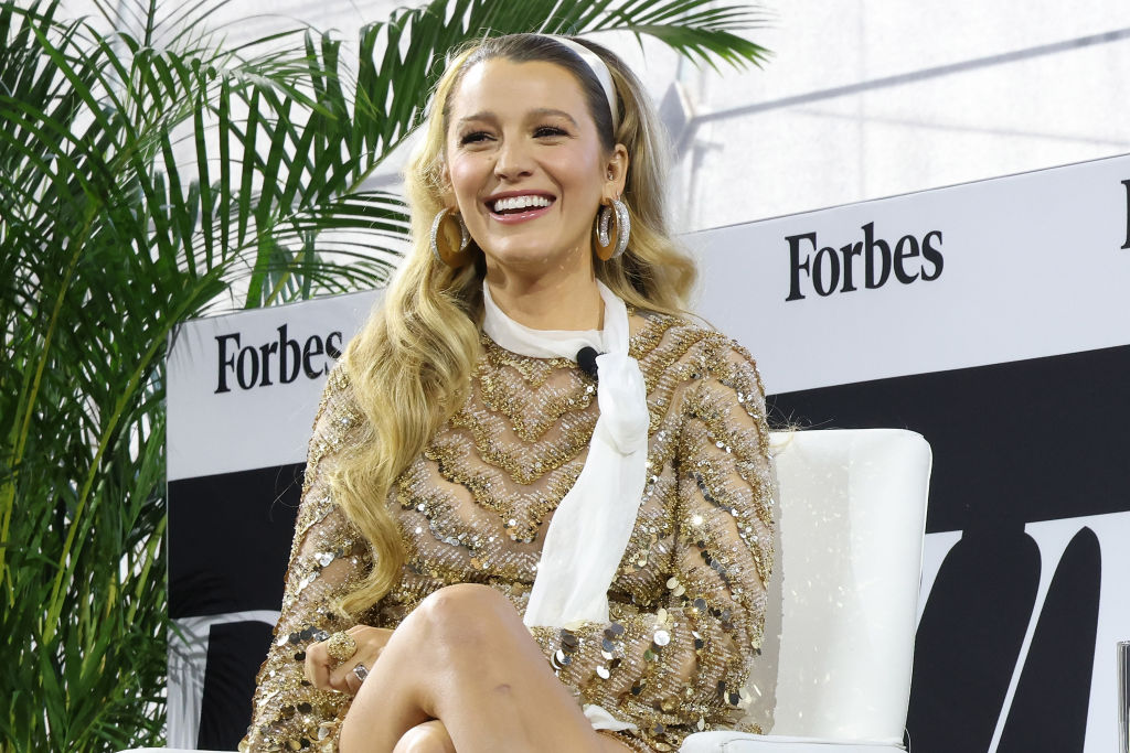 Blake Lively Debuts Baby Bump at Forbes Power Women’s Summit