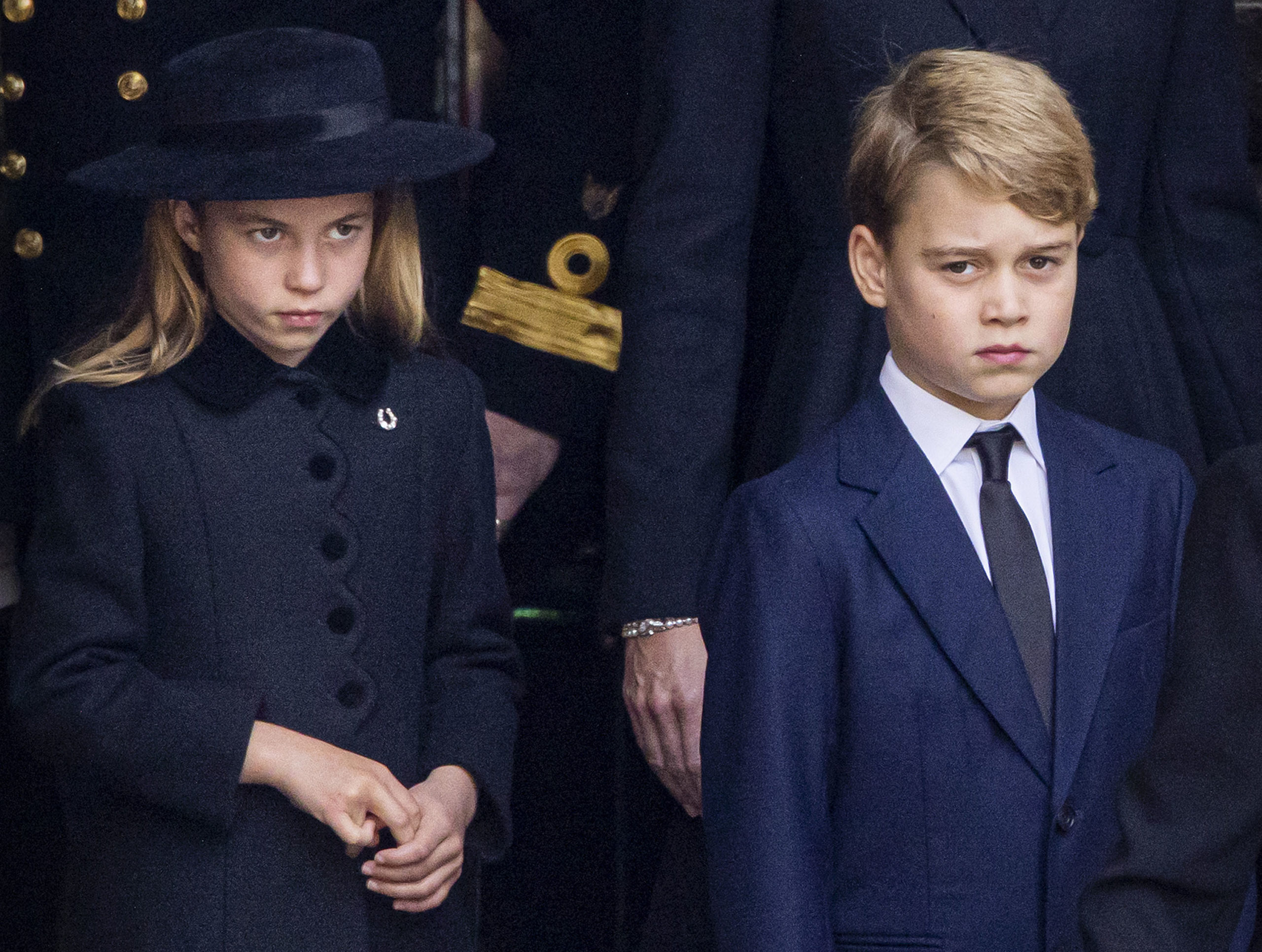 Princess Charlotte Sports Tiny Pin at Funeral, Giving Sweet Nod to Queen's Favorite Hobby