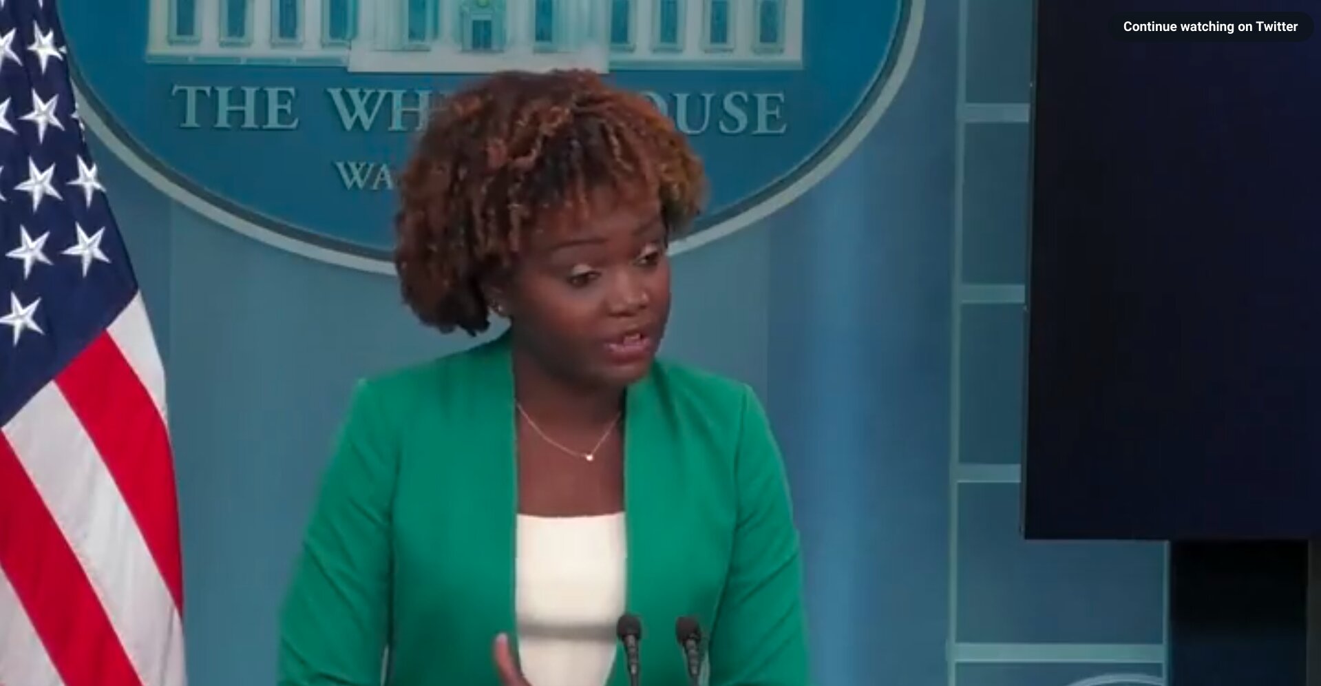 Karine Jean-Pierre Smugly Mocks Critics of Biden’s ‘Semi-Fascism’ Comments