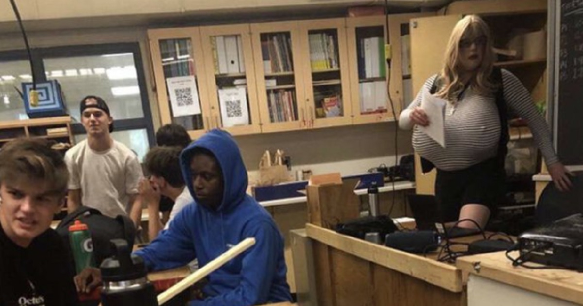 School Board Now Backing Trans Teacher Who Taught Class in Perverse Outfit