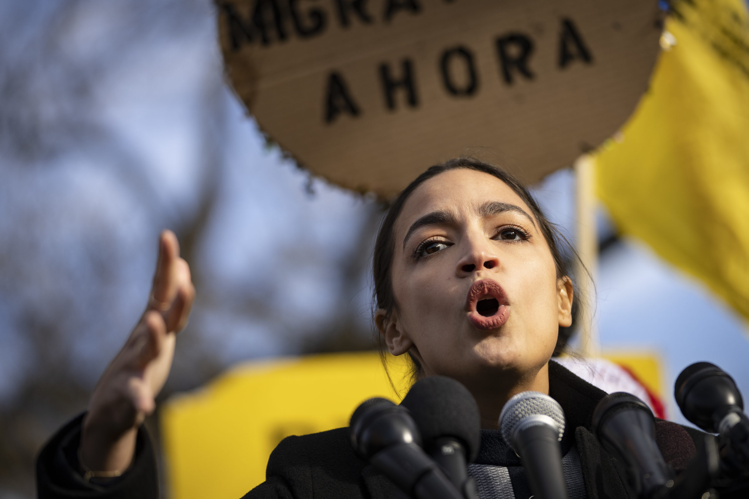 Protester Shouts Down AOC Over Support for Ukraine: ‘You Are the Establishment’