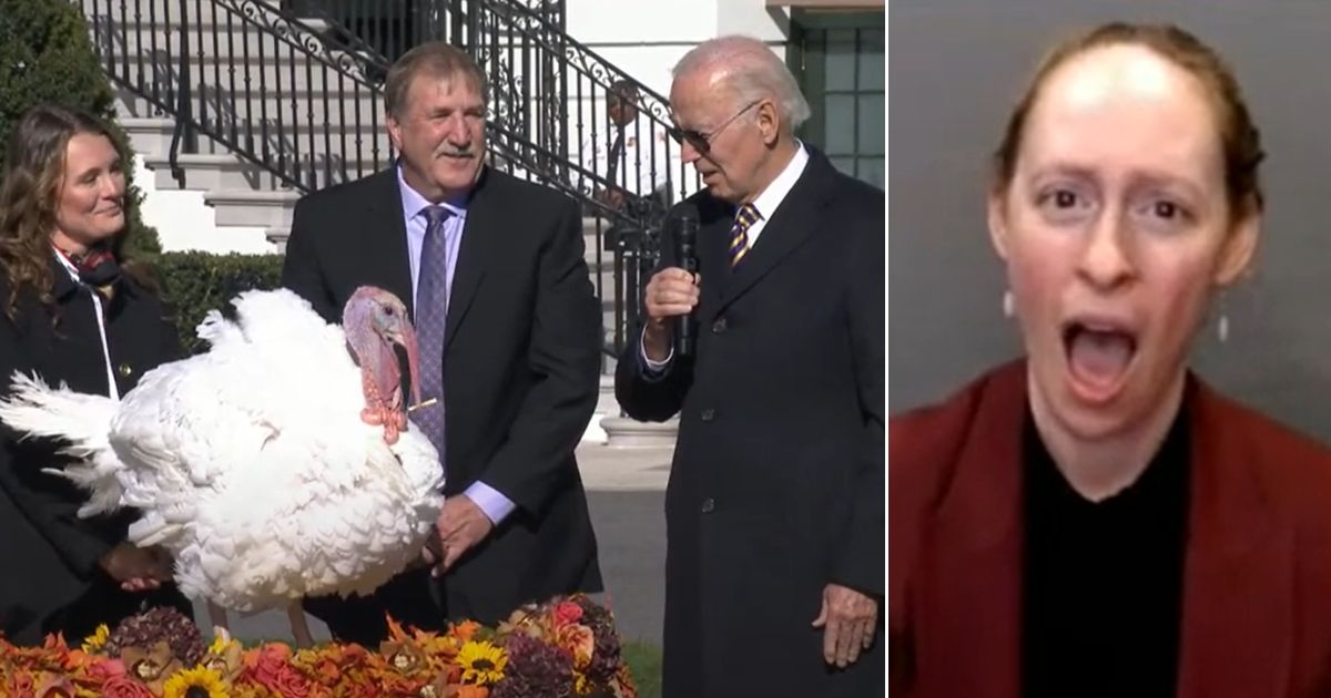 Watch: Even the Sign Language Interpreter Looks Shocked at Biden’s Confusing Turkey Comment