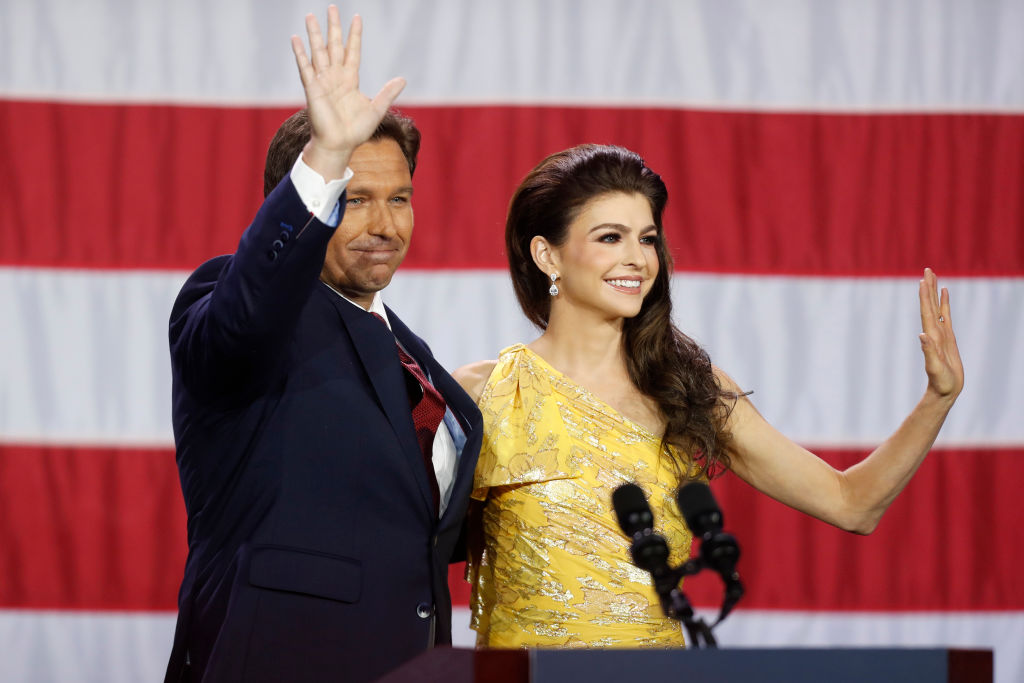 Video: DeSantis Crowd Erupts Into Chant That Trump Will Hate During Victory Speech