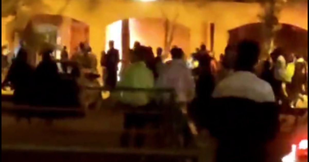 Watch: Ayatollah Khomeini’s House Goes Up in Flames as Iranians Cheer