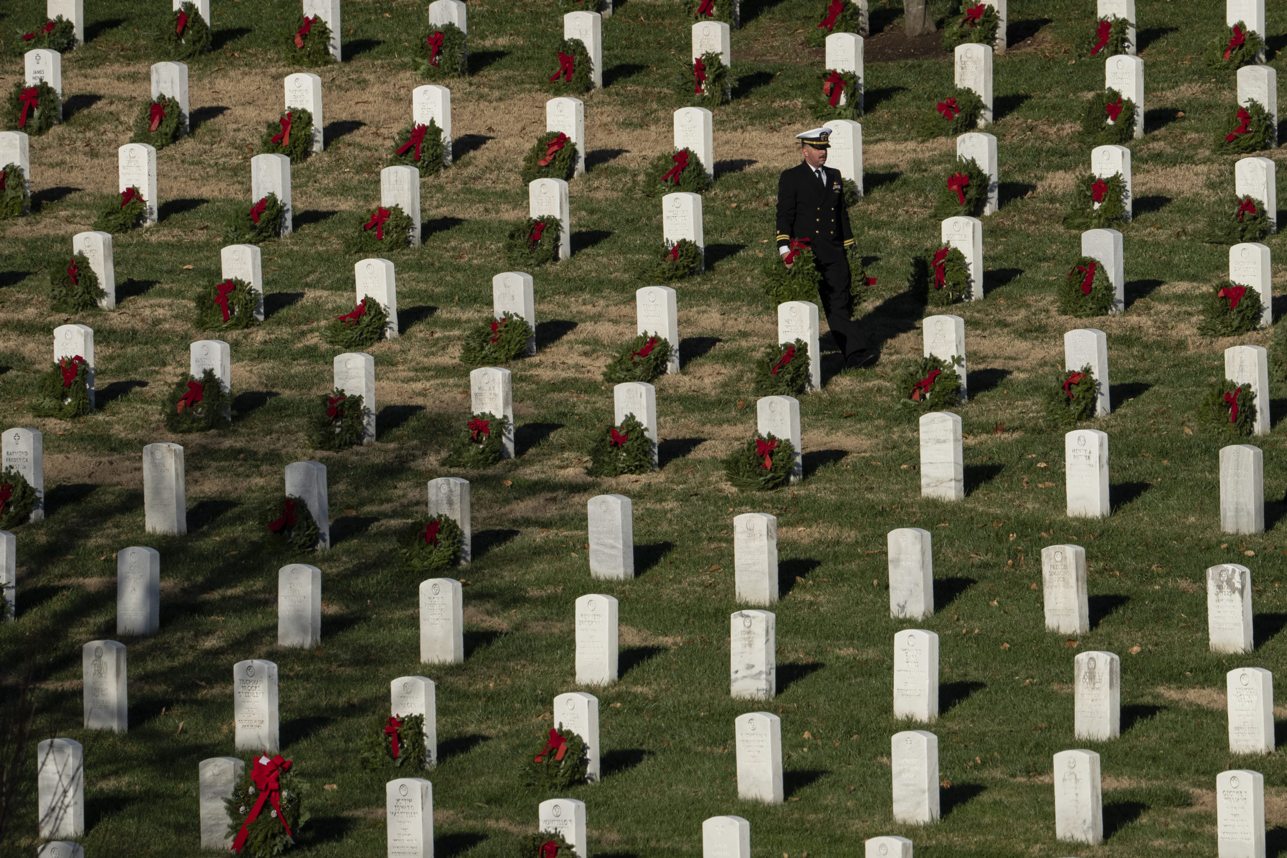 Supreme Court Justice Seen Laying Wreaths at Arlington National Cemetery