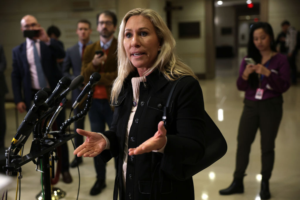 Marjorie Taylor Greene Criticizes GOP Colleagues Again for Opposing McCarthy’s Bid for Speaker
