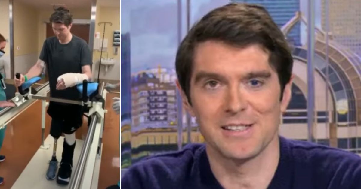 Fox News war correspondent Benjamin Hall appears on "Fox & Friends."