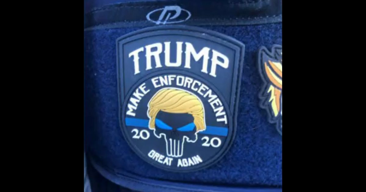 New York police Sgt. Dana Martillo was punished for wearing a pro-Trump "Make Enforcement Great Again" patch.