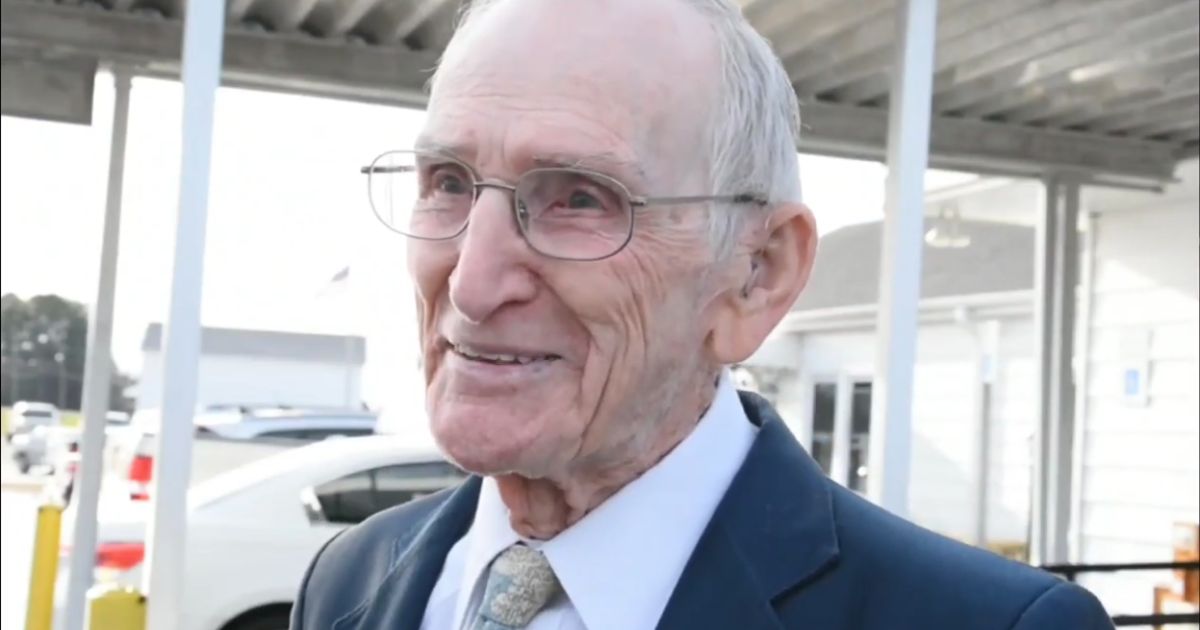 Roy Jernigan went skydiving to celebrate his 98th birthday on Tuesday.