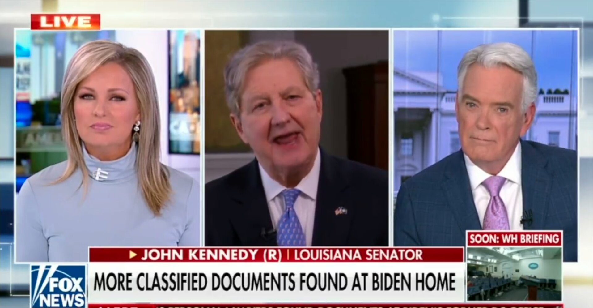 Sen. Kennedy Lists 4 Questions About Investigation Into Biden’s Handling of Classified Documents