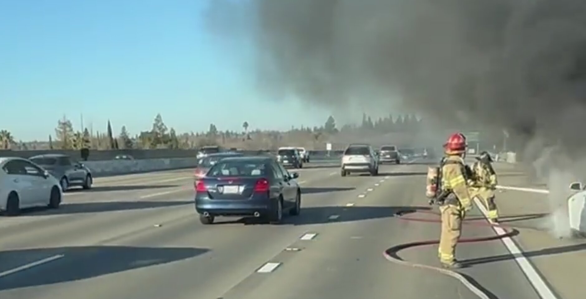 Roughly 6,000 Gallons of Water Needed to Put Out Tesla That ‘Spontaneously’ Caught on Fire